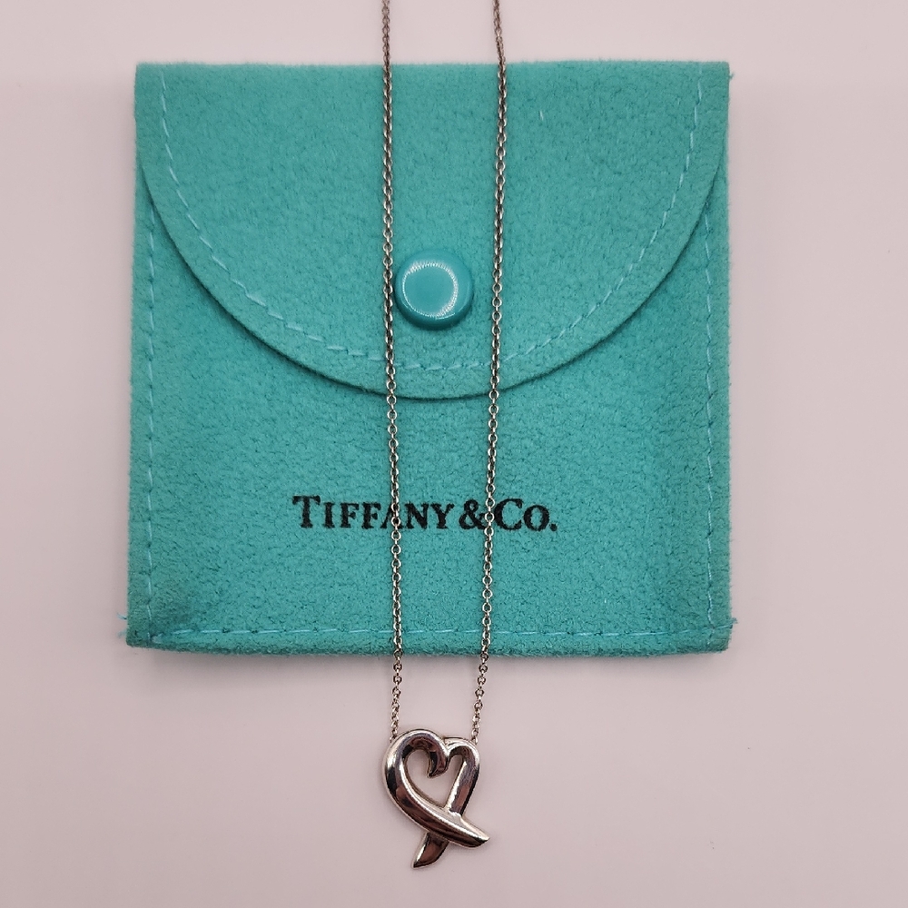 Tiffany & Co. Silver Heart Pendant Necklace